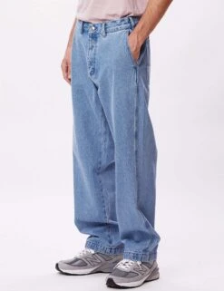 Obey Clothing Hardwork Carpenter Denim - Light Indigo -Fatbuddha Store hardwork carpenter denim light indigo p35639 121050 medium