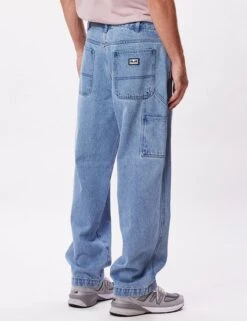 Obey Clothing Hardwork Carpenter Denim - Light Indigo -Fatbuddha Store hardwork carpenter denim light indigo p35639 121052 medium