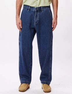 Obey Clothing Hardwork Carpenter Denim - Stonewash Indigo 9 Obey Clothing Hardwork Carpenter Denim - Stonewash Indigo -Fatbuddha Store hardwork carpenter denim stonewash indigo p35640 121054 medium