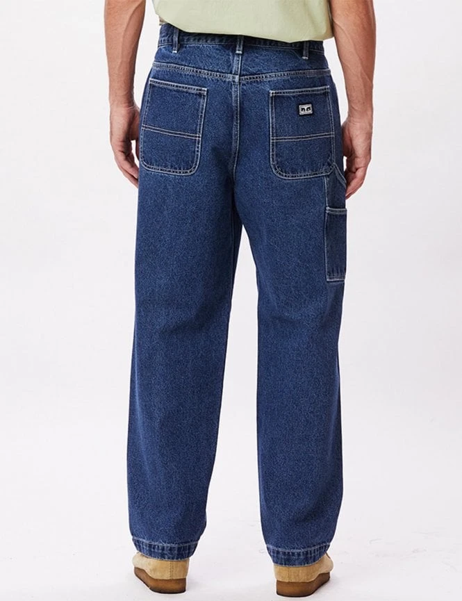 Obey Clothing Hardwork Carpenter Denim - Stonewash Indigo 6 Obey Clothing Hardwork Carpenter Denim - Stonewash Indigo - Image 4