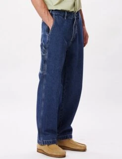 Obey Clothing Hardwork Carpenter Denim - Stonewash Indigo 11 Obey Clothing Hardwork Carpenter Denim - Stonewash Indigo -Fatbuddha Store hardwork carpenter denim stonewash indigo p35640 121056 medium