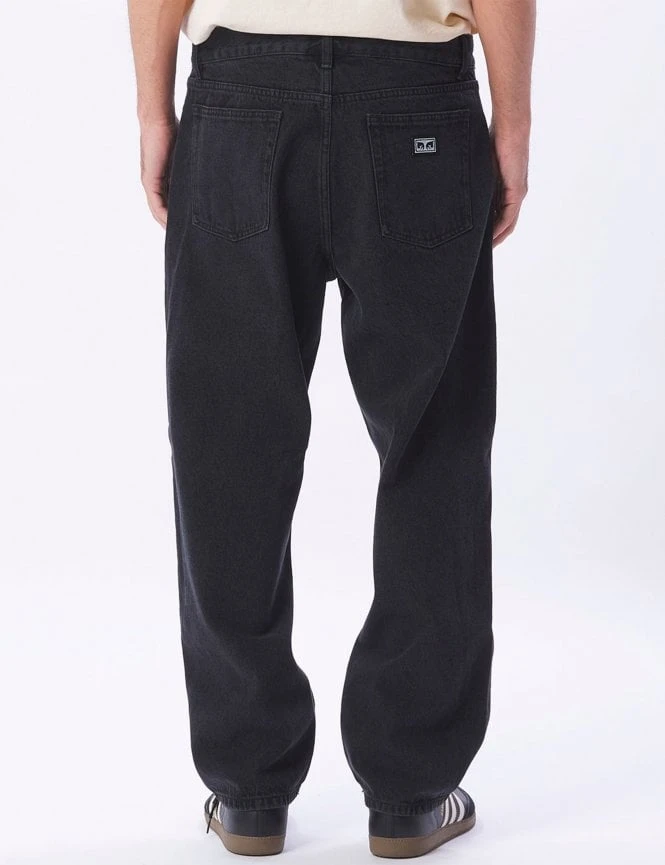 Obey Clothing Hardwork Denim Pant - Faded Black 6 Obey Clothing Hardwork Denim Pant - Faded Black - Image 4