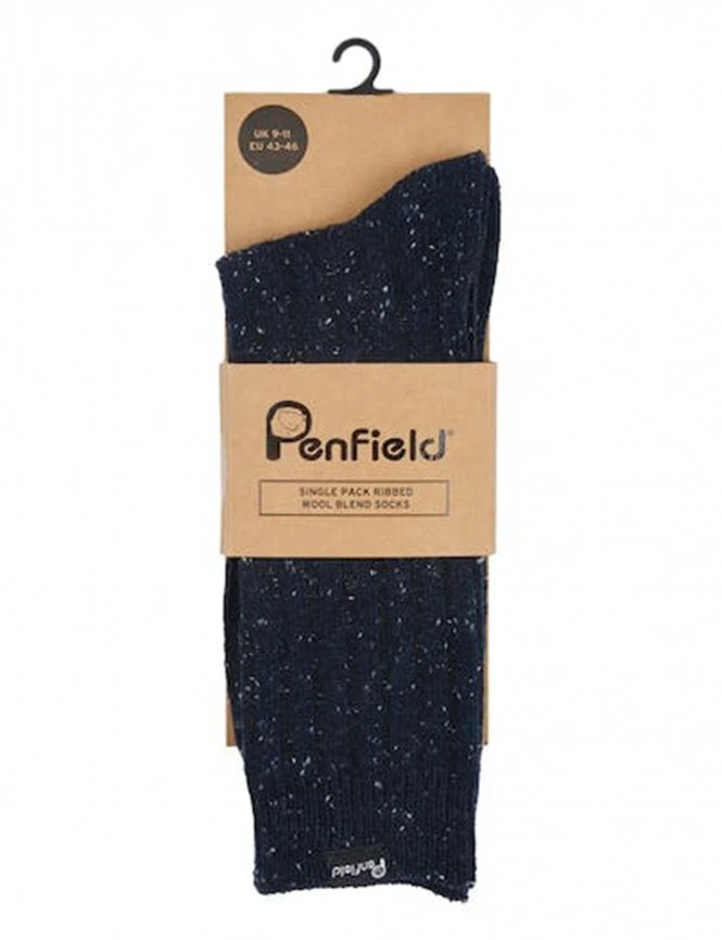 Penfield Heavyweight Boot Walking Socks - Navy Navy Cushioned Outdoor Socks 3 Penfield Heavyweight Boot Walking Socks - Navy Navy Cushioned Outdoor Socks