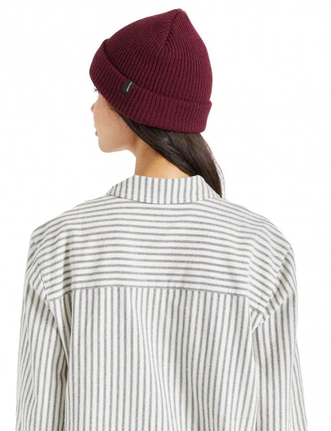 Brixton Heist Beanie Mahogany Red – Ribbed Knit Cuffed Beanie Hat 9 Brixton Heist Beanie Mahogany Red – Ribbed Knit Cuffed Beanie Hat - Image 7