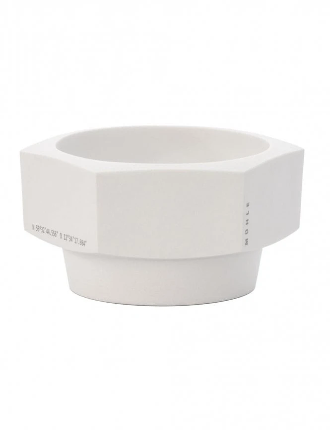 HEXAGON Porcelain Shaving Bowl - White 3 HEXAGON Porcelain Shaving Bowl - White
