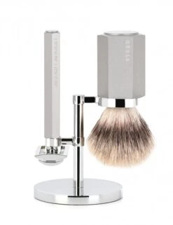 HEXAGON Silvertip Fibre 3-Piece Shaving Set - Pure -Fatbuddha Store hexagon silvertip fibre 3 piece shaving set pure p23907 84876 medium