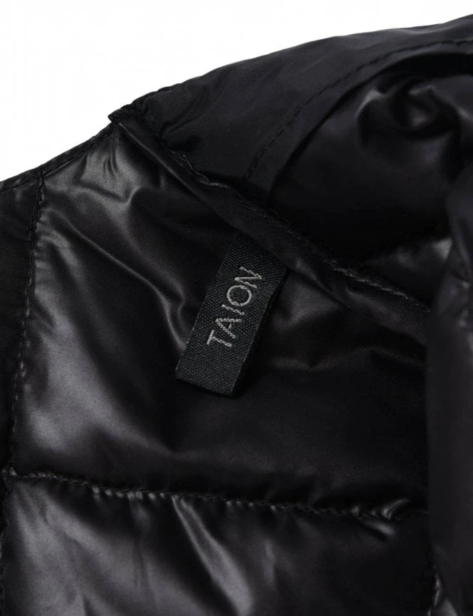 Hi-Neck Zip Down Jacket - Black 5 Hi-Neck Zip Down Jacket - Black - Image 3