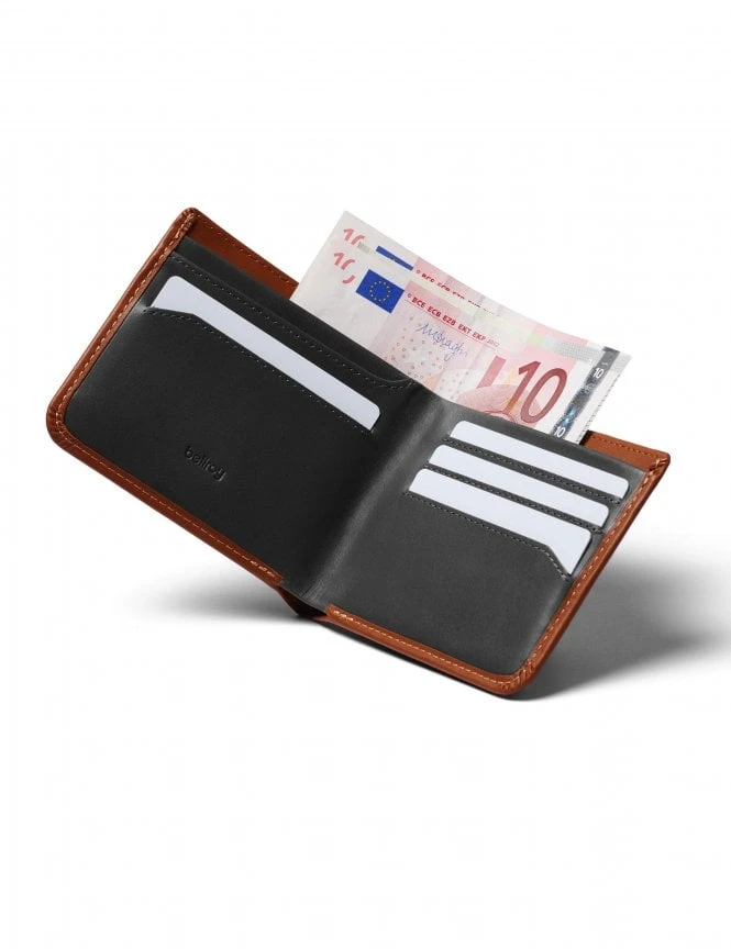 Bellroy Hide & Seek HI Wallet - Caramel Premium Leather RFID Protected Bifold 5 Bellroy Hide & Seek HI Wallet - Caramel Premium Leather RFID Protected Bifold - Image 3