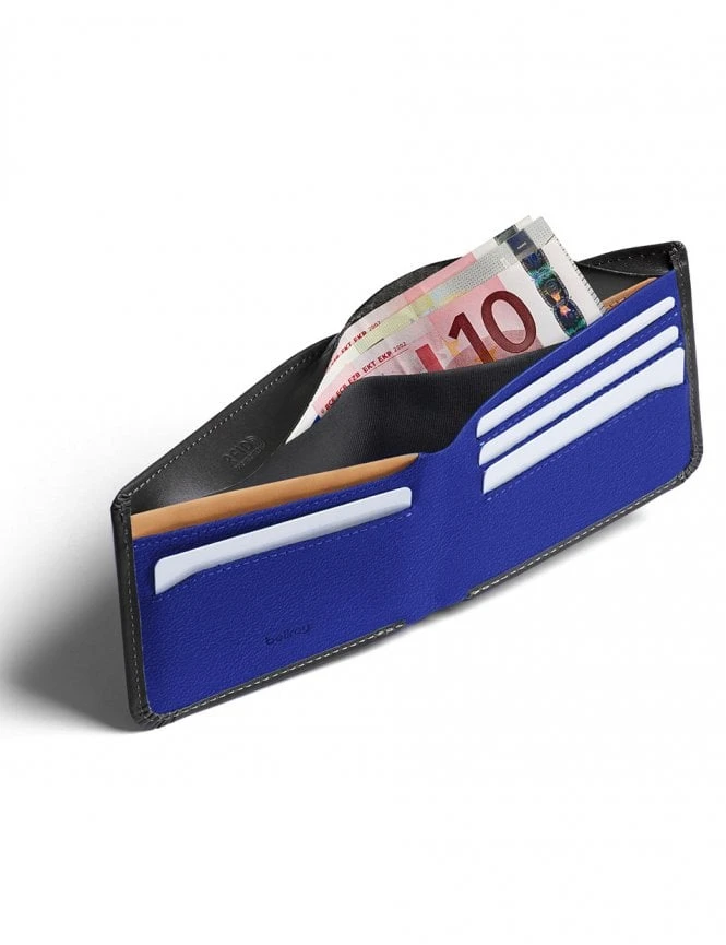 Bellroy Hide & Seek Hi RFID Protected Wallet - Charcoal Leather with Cobalt Interior 7 Bellroy Hide & Seek Hi RFID Protected Wallet - Charcoal Leather with Cobalt Interior - Image 5
