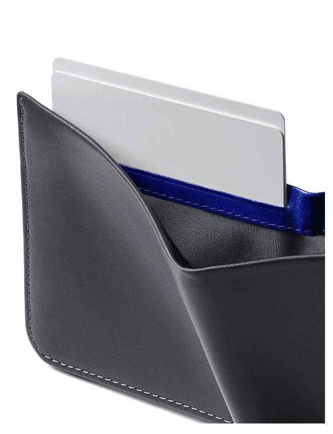 Bellroy Hide & Seek Hi RFID Protected Wallet - Charcoal Leather with Cobalt Interior 8 Bellroy Hide & Seek Hi RFID Protected Wallet - Charcoal Leather with Cobalt Interior - Image 6