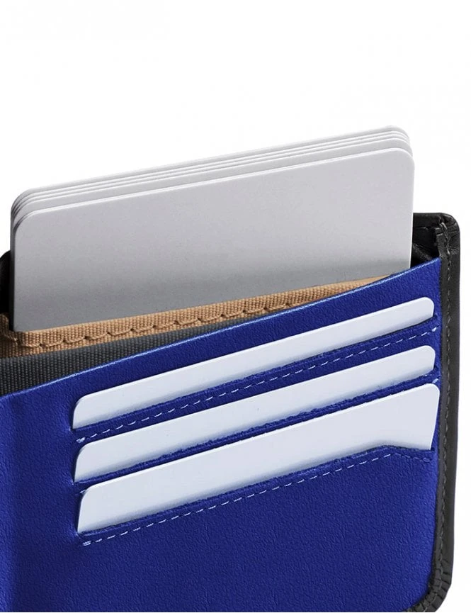 Bellroy Hide & Seek Hi RFID Protected Wallet - Charcoal Leather with Cobalt Interior 9 Bellroy Hide & Seek Hi RFID Protected Wallet - Charcoal Leather with Cobalt Interior - Image 7