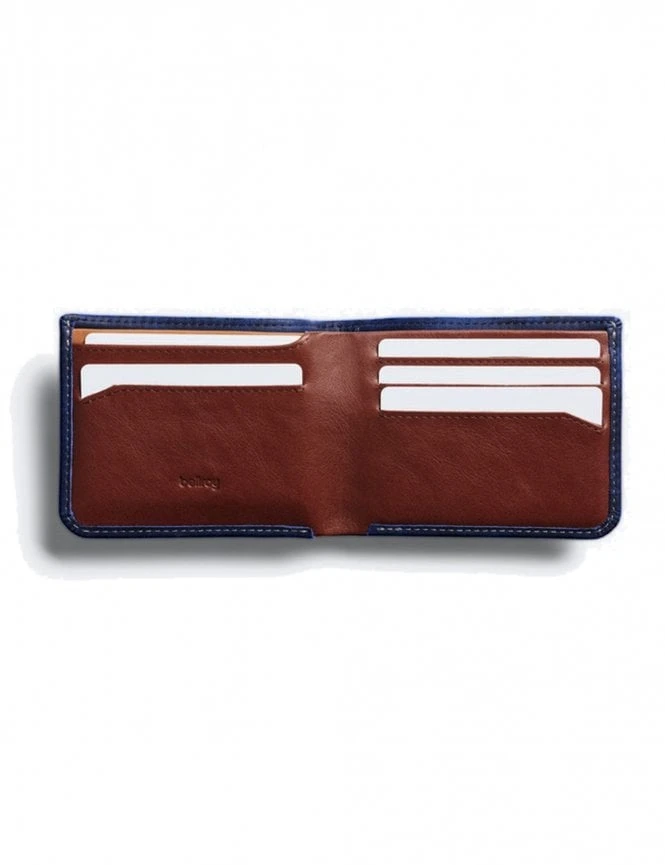 Bellroy Hide & Seek Hi Wallet Ocean - RFID Protected Premium Leather Slim Bifold 6 Bellroy Hide & Seek Hi Wallet Ocean - RFID Protected Premium Leather Slim Bifold - Image 4