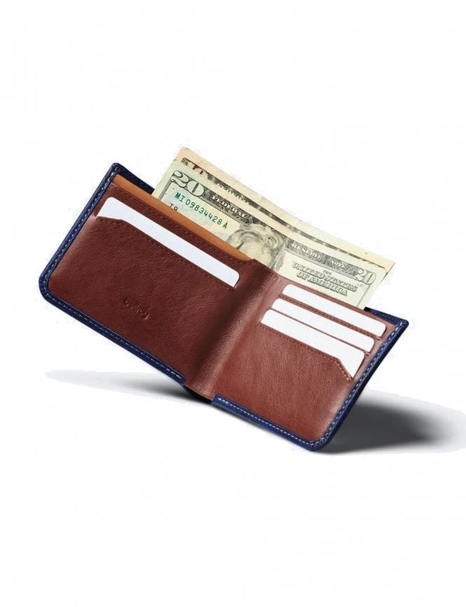 Bellroy Hide & Seek Hi Wallet Ocean - RFID Protected Premium Leather Slim Bifold 7 Bellroy Hide & Seek Hi Wallet Ocean - RFID Protected Premium Leather Slim Bifold - Image 5