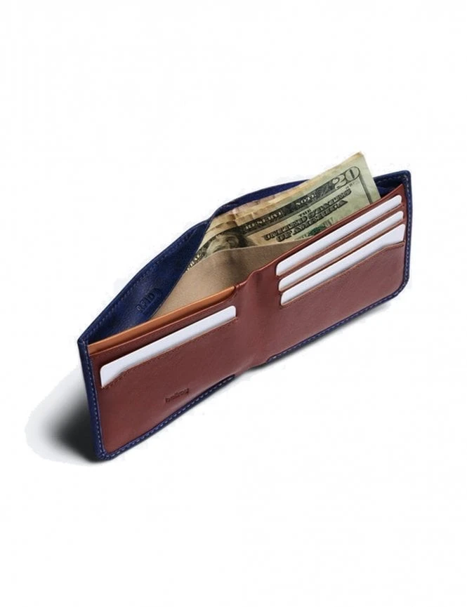 Bellroy Hide & Seek Hi Wallet Ocean - RFID Protected Premium Leather Slim Bifold 8 Bellroy Hide & Seek Hi Wallet Ocean - RFID Protected Premium Leather Slim Bifold - Image 6