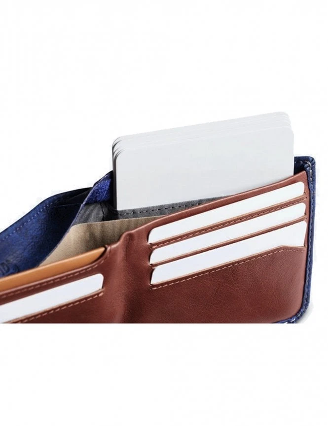 Bellroy Hide & Seek Hi Wallet Ocean - RFID Protected Premium Leather Slim Bifold 9 Bellroy Hide & Seek Hi Wallet Ocean - RFID Protected Premium Leather Slim Bifold - Image 7