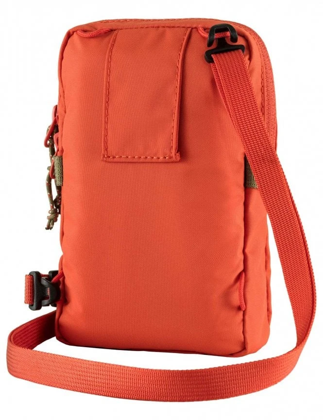 Fjallraven High Coast 1L Pocket Rowan Red – Waterproof Recycled Nylon Minimalist Crossbody Bag 4 Fjallraven High Coast 1L Pocket Rowan Red – Waterproof Recycled Nylon Minimalist Crossbody Bag - Image 2