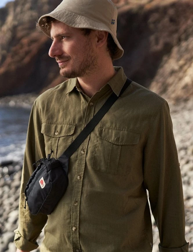 Fjallraven High Coast 1L Pocket Rowan Red – Waterproof Recycled Nylon Minimalist Crossbody Bag 8 Fjallraven High Coast 1L Pocket Rowan Red – Waterproof Recycled Nylon Minimalist Crossbody Bag - Image 6