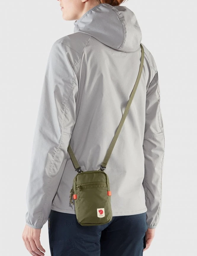 Fjallraven High Coast 1L Pocket Rowan Red – Waterproof Recycled Nylon Minimalist Crossbody Bag 9 Fjallraven High Coast 1L Pocket Rowan Red – Waterproof Recycled Nylon Minimalist Crossbody Bag - Image 7