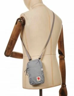 Fjallraven High Coast 1L Pocket - Shark Grey Recycled Nylon Small Crossbody Bag -Fatbuddha Store high coast 1l pocket shark grey p28146 98874 medium