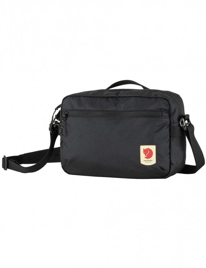 Fjallraven High Coast Crossbody 3L Bag in Black – Durable Polyamide Travel Shoulder Bag 5 Fjallraven High Coast Crossbody 3L Bag in Black – Durable Polyamide Travel Shoulder Bag - Image 3