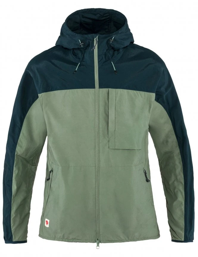 Fjallraven High Coast Wind Jacket - Patina Green-Navy 3 Fjallraven High Coast Wind Jacket - Patina Green-Navy