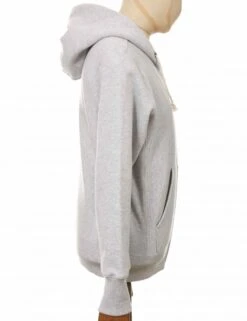 Champion Reverse Weave Hooded Logo Zip Jacket - LOXGM Light Grey -Fatbuddha Store hooded logo zip jacket loxgm light grey p29150 100031 medium