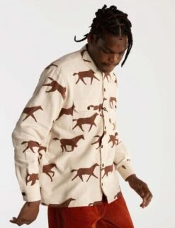 Horses Shirt - Beige