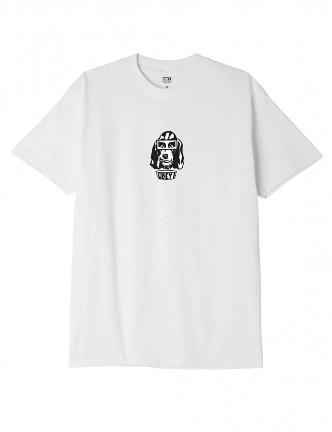 Obey Clothing Hound Classic Tee - White 3 Obey Clothing Hound Classic Tee - White