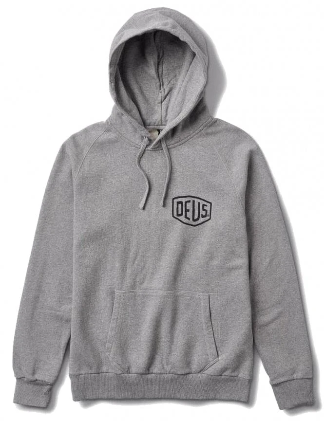 Deus Ex Machina Ibiza Address Hooded Sweat - Grey Heather 3 Deus Ex Machina Ibiza Address Hooded Sweat - Grey Heather