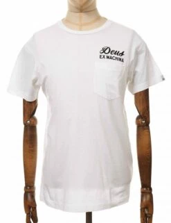 Deus Ex Machina Ibiza Address Pocket Tee - White -Fatbuddha Store ibiza address pocket tee white p28394 98697 medium