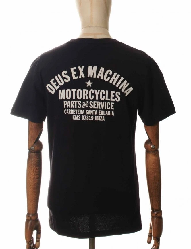 Deus Ex Machina Ibiza Address Tee - Black 3 Deus Ex Machina Ibiza Address Tee - Black