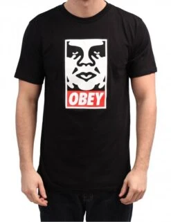 Obey Clothing Icon Face Basic Tee - Black