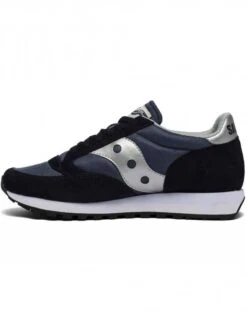 Saucony Jazz 81 Trainers - Navy/Silver -Fatbuddha Store jazz 81 trainers navy silver p32515 110366 medium