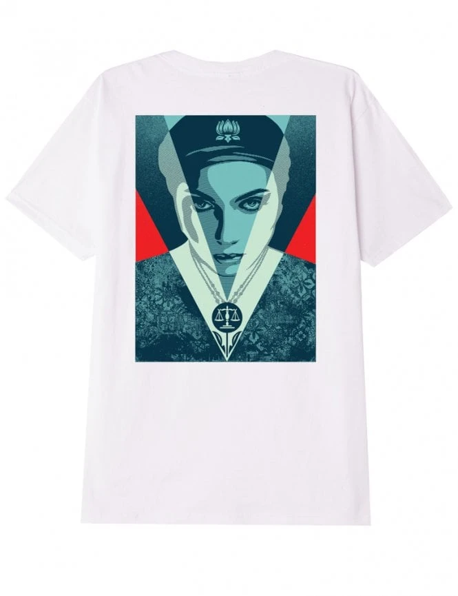 Obey Clothing Justice Activist Tee - White 4 Obey Clothing Justice Activist Tee - White - Image 2