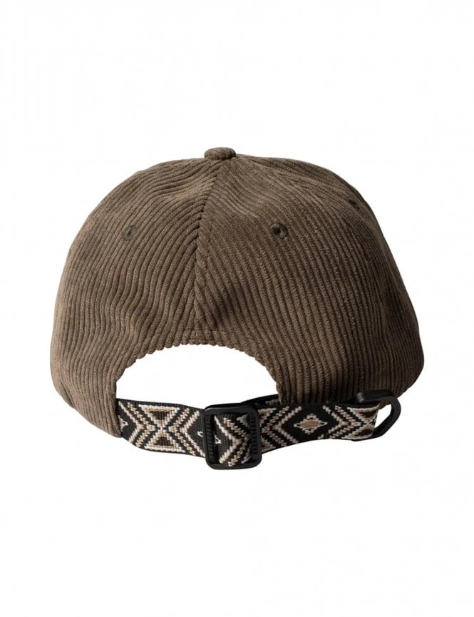 KAVU K Cap Oak Brown Corduroy – Short Brim Unconstructed 6-Panel Strapback 4 KAVU K Cap Oak Brown Corduroy – Short Brim Unconstructed 6-Panel Strapback - Image 2