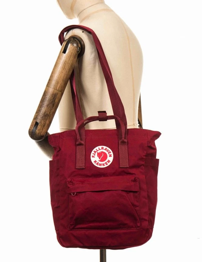 Fjallraven Kanken 14L Totepack - Ox Red Convertible Backpack & Shoulder Bag 4 Fjallraven Kanken 14L Totepack - Ox Red Convertible Backpack & Shoulder Bag - Image 2
