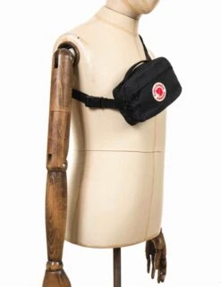 Fjallraven Kanken 2L Hip Pack - Black Durable Vinylon F Compact Waist Bag -Fatbuddha Store kanken 2l hip pack black p26342 92781 medium