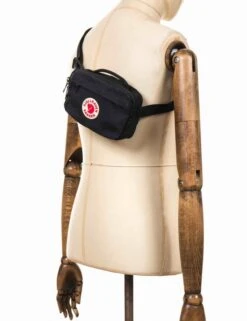 Fjallraven Kanken 2L Hip Pack - Black Durable Vinylon F Compact Waist Bag -Fatbuddha Store kanken 2l hip pack black p26342 92782 medium