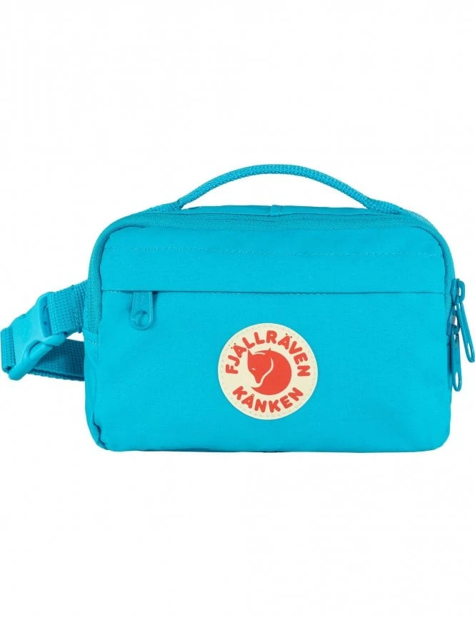 Fjallraven Kanken 2L Hip Pack - Deep Turquoise Durable Travel Waist Bag 3 Fjallraven Kanken 2L Hip Pack - Deep Turquoise Durable Travel Waist Bag