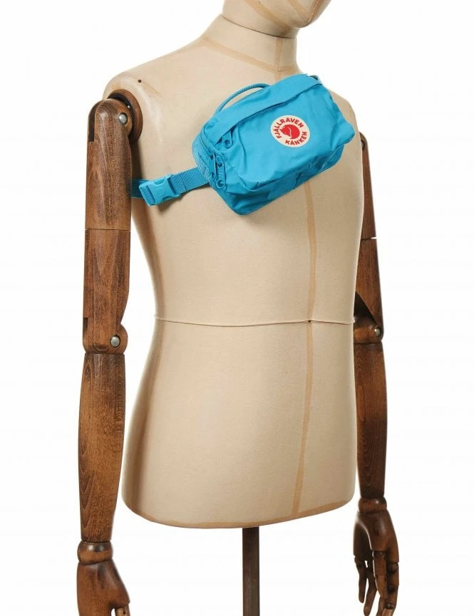Fjallraven Kanken 2L Hip Pack - Deep Turquoise Durable Travel Waist Bag 4 Fjallraven Kanken 2L Hip Pack - Deep Turquoise Durable Travel Waist Bag - Image 2