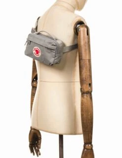 Fjallraven Kanken Hip Pack - Fog Grey Compact 2L Travel Waist Bag -Fatbuddha Store kanken 2l hip pack fog p26339 92794 medium