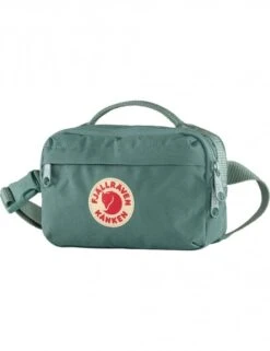 Fjallraven Kanken 2L Hip Pack - Frost Green Durable Compact Waist Bag -Fatbuddha Store kanken 2l hip pack frost green p26344 119471 medium