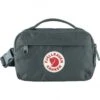 Fjallraven Kanken 2L Hip Pack - Graphite Grey Durable Crossbody Waist Bag -Fatbuddha Store kanken 2l hip pack graphite p28904 119414 medium