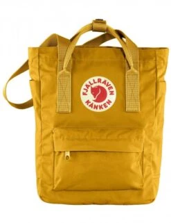 Fjallraven Kanken 8L Totepack Mini Ochre - Convertible 2-in-1 Backpack and Shoulder Bag