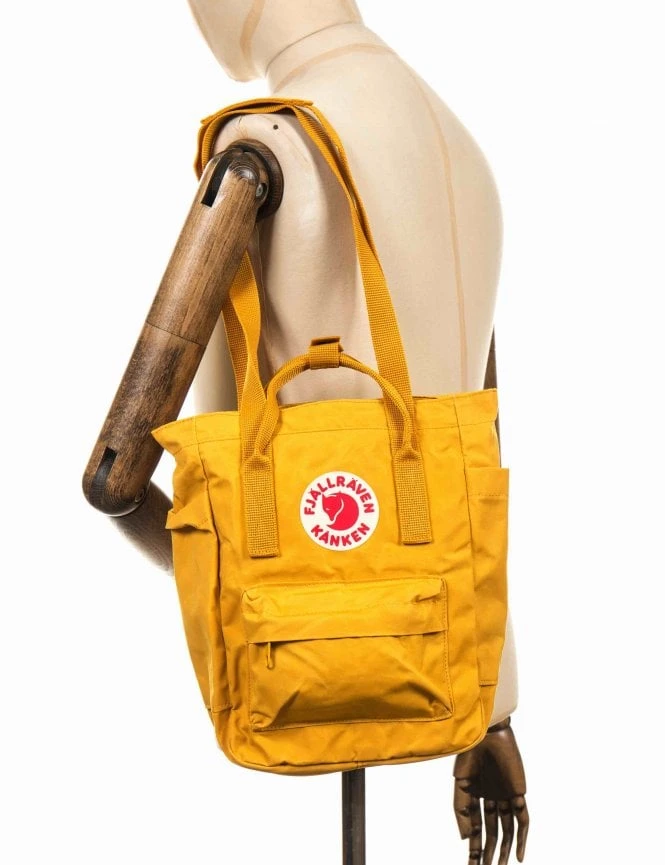 Fjallraven Kanken 8L Totepack Mini Ochre - Convertible 2-in-1 Backpack and Shoulder Bag 6 Fjallraven Kanken 8L Totepack Mini Ochre - Convertible 2-in-1 Backpack and Shoulder Bag - Image 4
