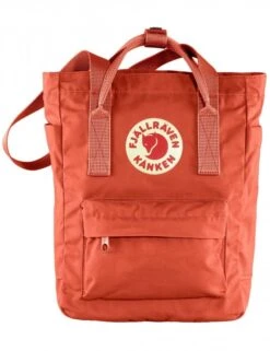 Fjallraven Kanken Totepack Mini 8L - Rowan Red Convertible Backpack and Shoulder Bag