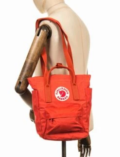 Fjallraven Kanken Totepack Mini 8L - Rowan Red Convertible Backpack and Shoulder Bag -Fatbuddha Store kanken 8l totepack mini rowan red p26526 93442 medium