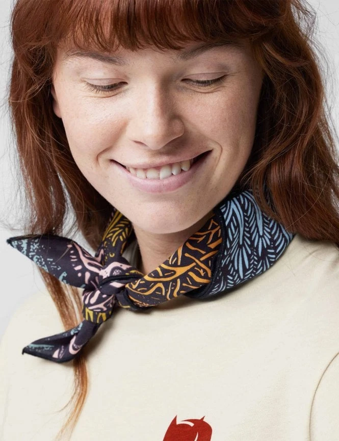 Fjallraven Kanken Art Bandana Woodlands – Nature Graphic 100% Cotton Square Scarf 5 Fjallraven Kanken Art Bandana Woodlands – Nature Graphic 100% Cotton Square Scarf - Image 3