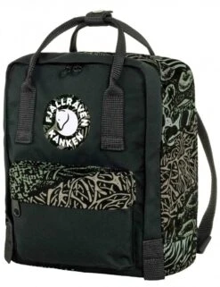 Fjallraven Kanken Art Mini Backpack - Darkwoods Forest Print G-1000 Eco -Fatbuddha Store kanken art mini backpack darkwoods p35968 120185 medium
