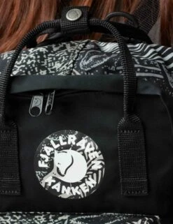 Fjallraven Kanken Art Mini Backpack - Darkwoods Forest Print G-1000 Eco -Fatbuddha Store kanken art mini backpack darkwoods p35968 120187 medium